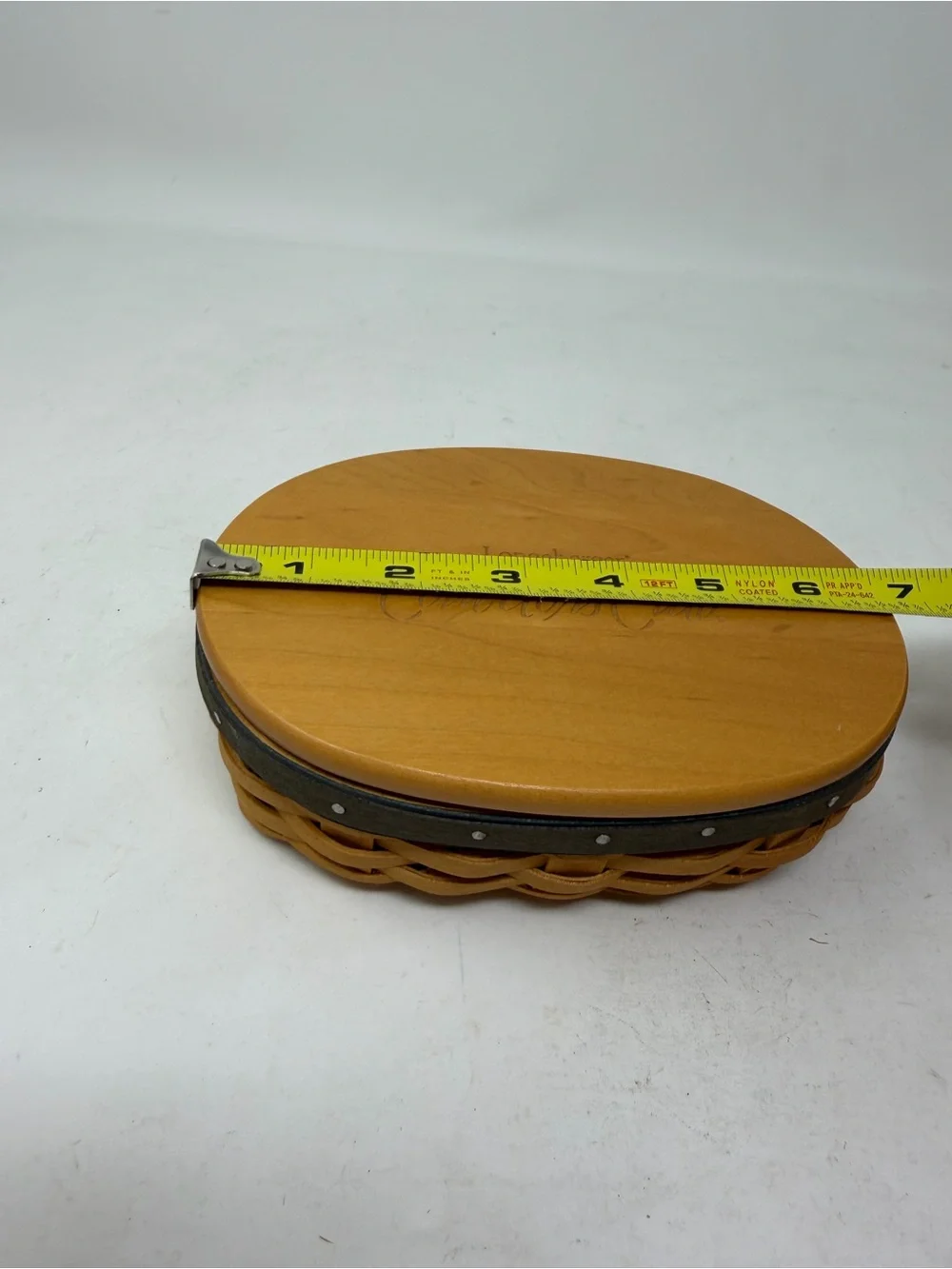 Longaberger 2001 Collectors Club Harmony Basket No 5 Lid Protector